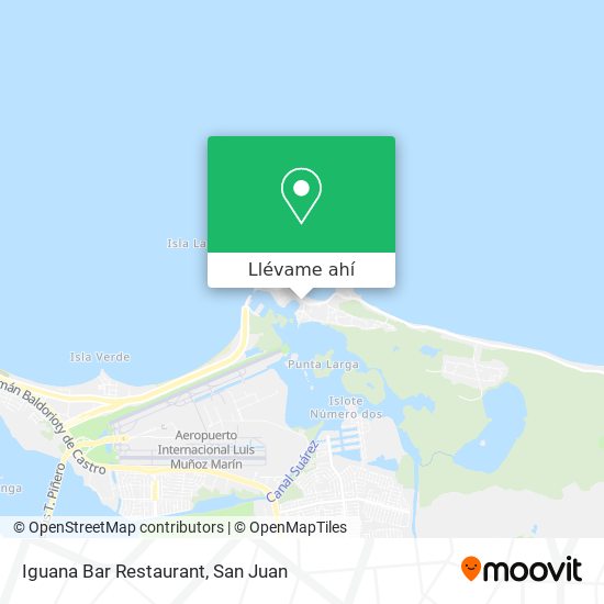 Mapa de Iguana Bar Restaurant