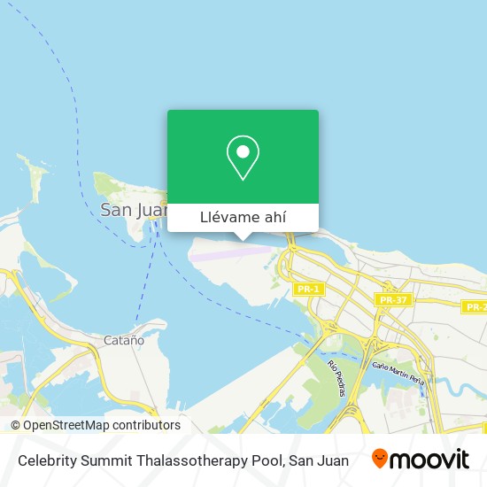 Mapa de Celebrity Summit Thalassotherapy Pool