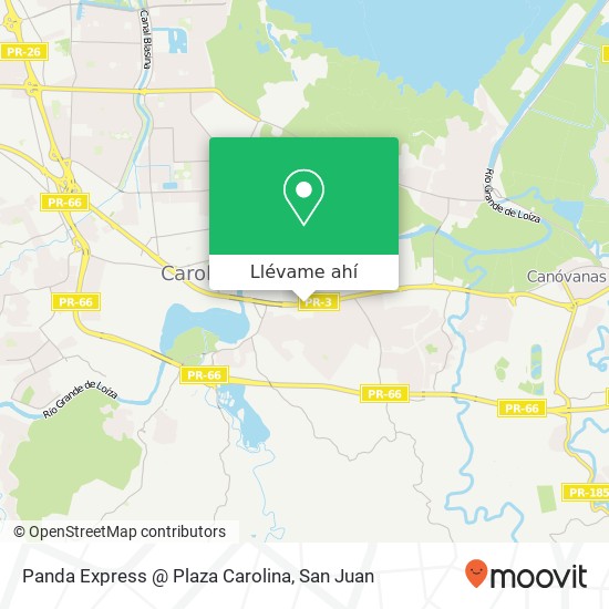 Mapa de Panda Express @ Plaza Carolina