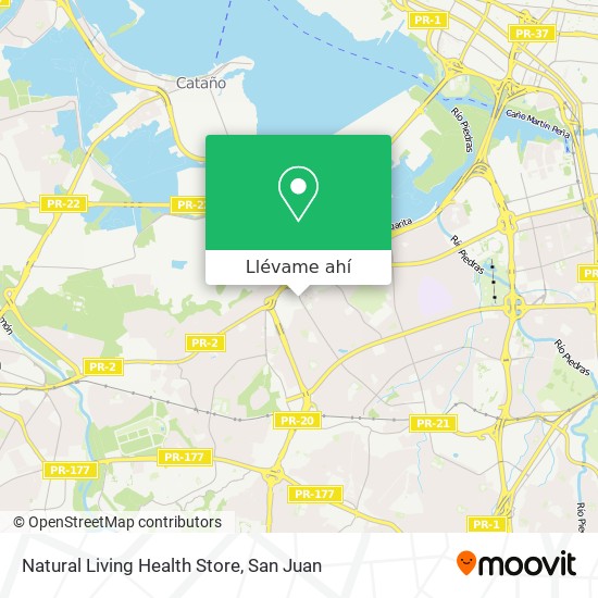 Mapa de Natural Living Health Store