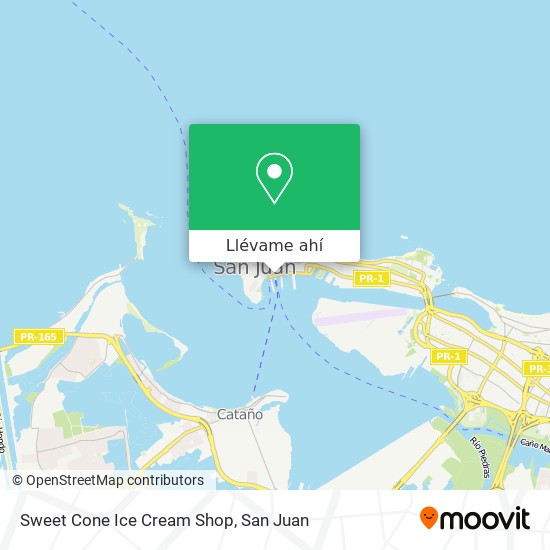Mapa de Sweet Cone Ice Cream Shop