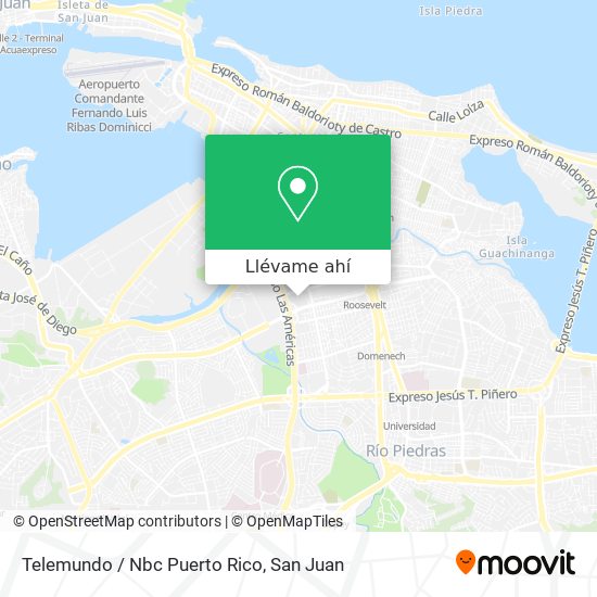 Mapa de Telemundo / Nbc Puerto Rico
