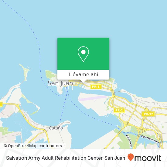 Mapa de Salvation Army Adult Rehabilitation Center
