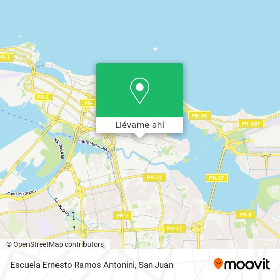 Mapa de Escuela Ernesto Ramos Antonini