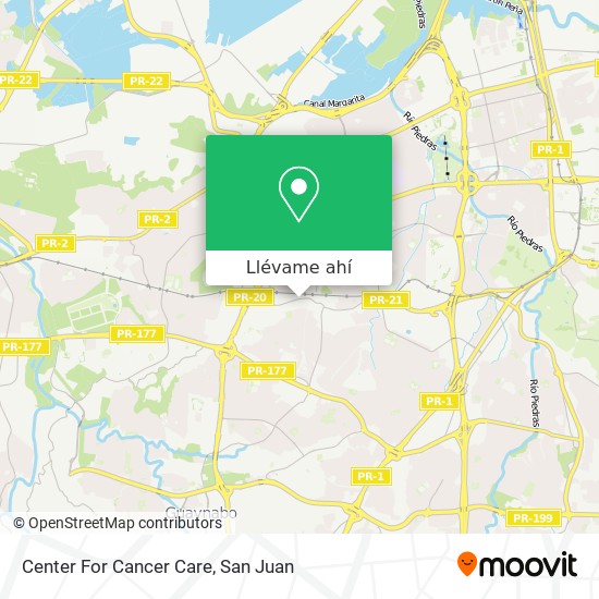 Mapa de Center For Cancer Care