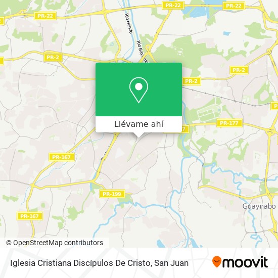 Mapa de Iglesia Cristiana Discípulos De Cristo