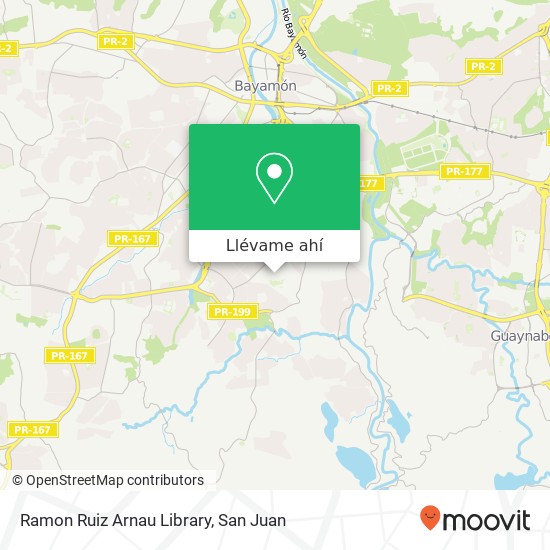 Mapa de Ramon Ruiz Arnau Library