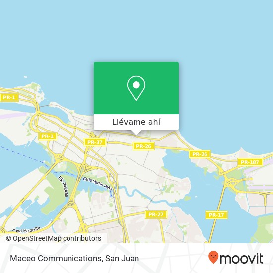 Mapa de Maceo Communications