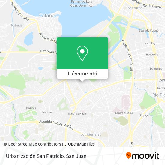 Mapa de Urbanización San Patricio