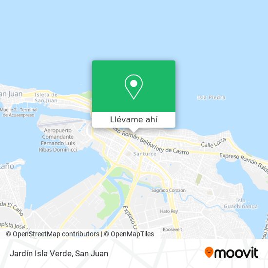 Mapa de Jardín Isla Verde