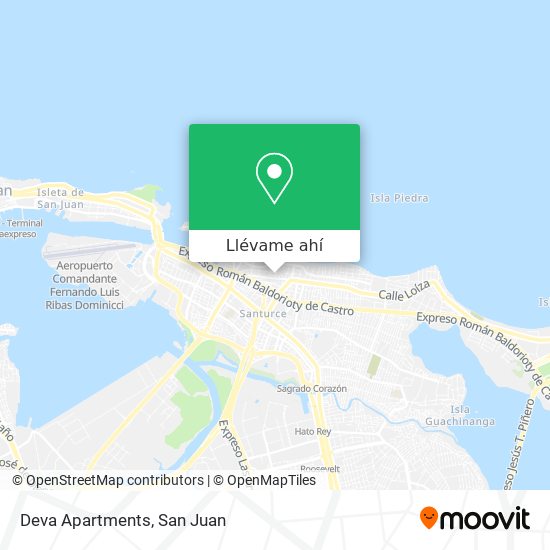 Mapa de Deva Apartments