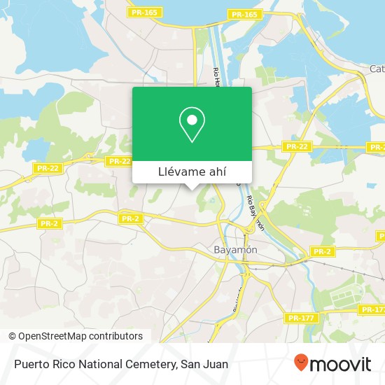 Mapa de Puerto Rico National Cemetery