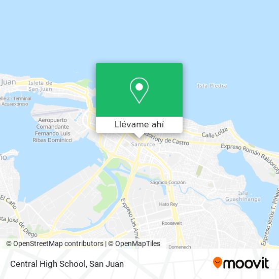 Mapa de Central High School