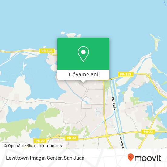 Mapa de Levittown Imagin Center