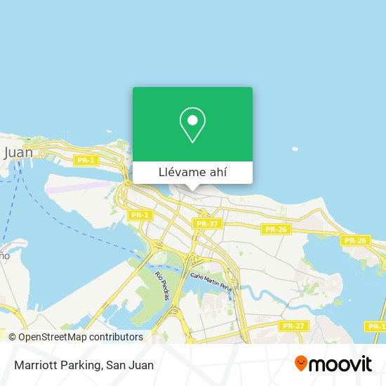 Mapa de Marriott Parking