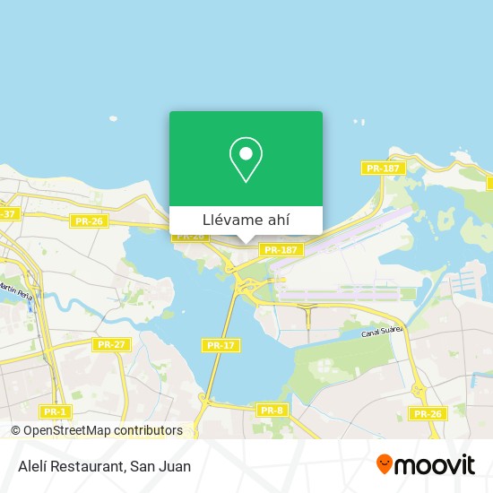 Mapa de Alelí Restaurant