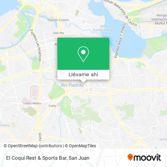Mapa de El Coqui Rest & Sports Bar