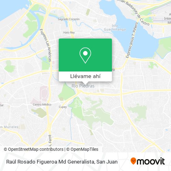 Mapa de Raúl Rosado Figueroa Md Generalista