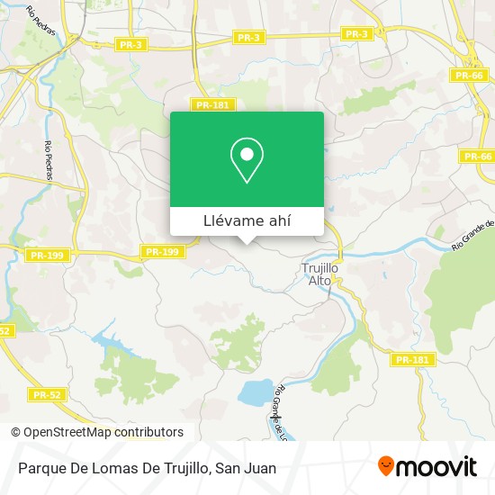Mapa de Parque De Lomas De Trujillo