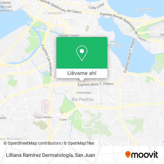 Mapa de Lilliana Ramírez Dermatología