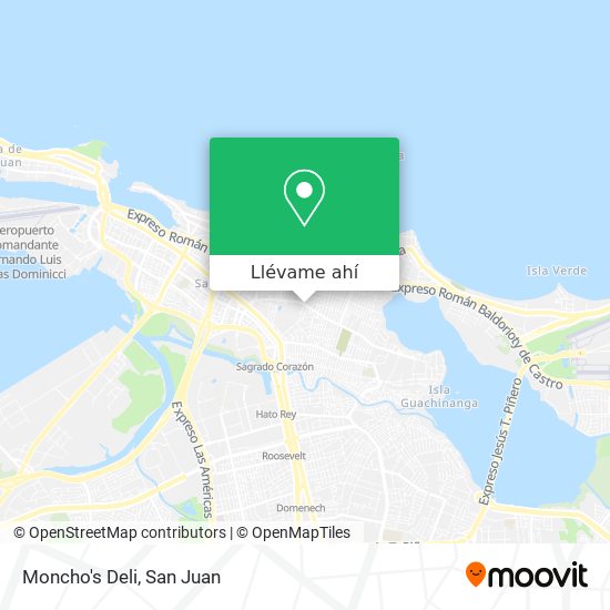 Mapa de Moncho's Deli