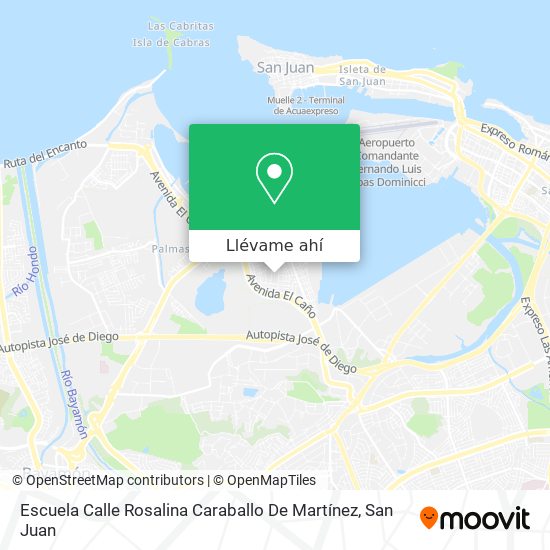 Mapa de Escuela Calle Rosalina Caraballo De Martínez