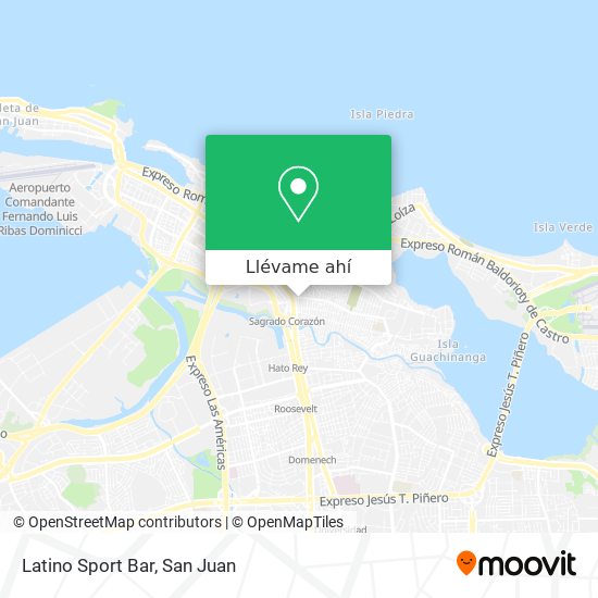 Mapa de Latino Sport Bar