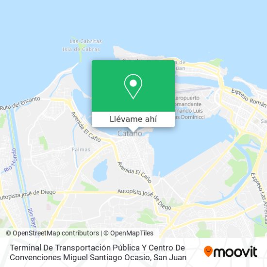 Mapa de Terminal De Transportación Pública Y Centro De Convenciones Miguel Santiago Ocasio