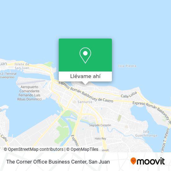 Mapa de The Corner Office Business Center