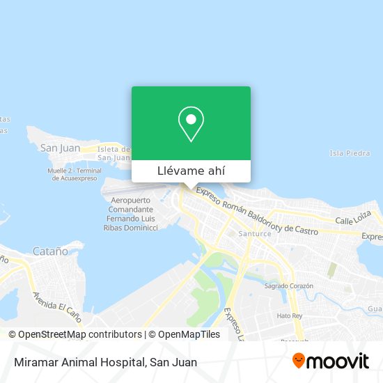 Mapa de Miramar Animal Hospital
