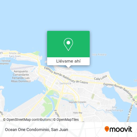 Mapa de Ocean One Condominio