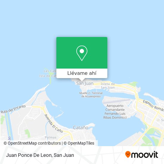 Mapa de Juan Ponce De Leon