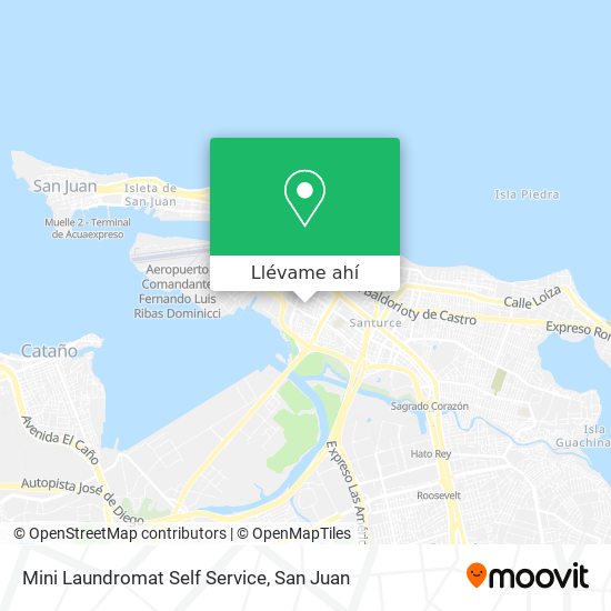 Mapa de Mini Laundromat Self Service