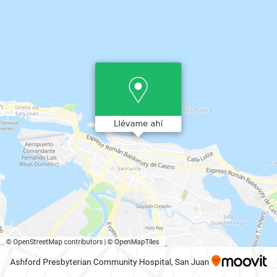 Mapa de Ashford Presbyterian Community Hospital