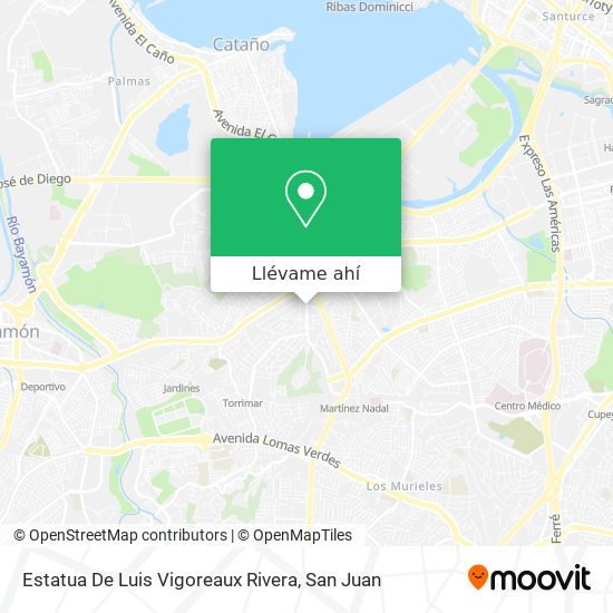 Mapa de Estatua De Luis Vigoreaux Rivera
