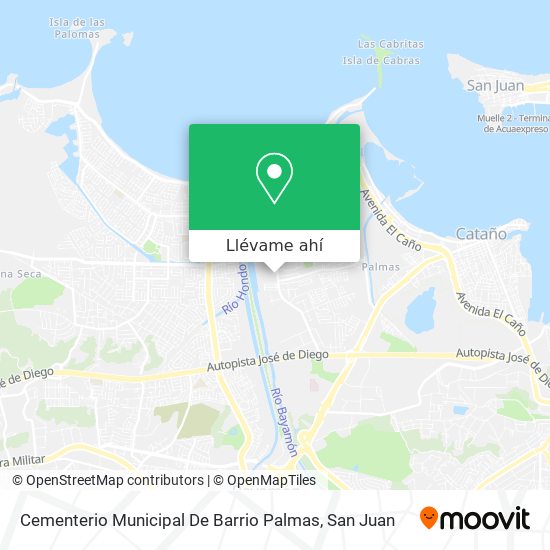 Mapa de Cementerio Municipal De Barrio Palmas