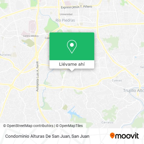 Mapa de Condominio Alturas De San Juan