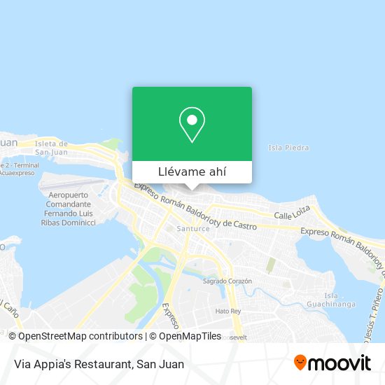 Mapa de Via Appia's Restaurant