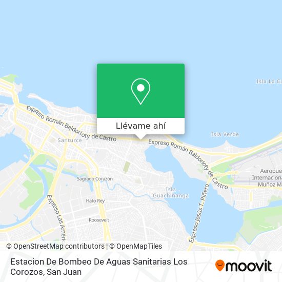 Mapa de Estacion De Bombeo De Aguas Sanitarias Los Corozos