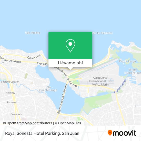 Mapa de Royal Sonesta Hotel Parking