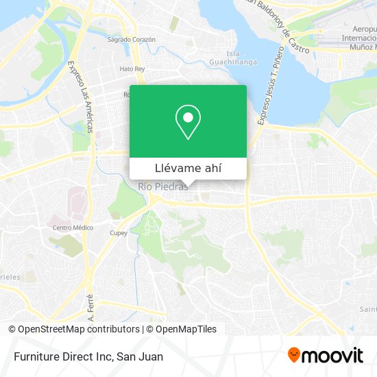 Mapa de Furniture Direct Inc