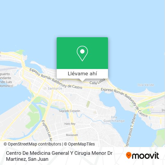 Mapa de Centro De Medicina General Y Cirugia Menor Dr Martinez