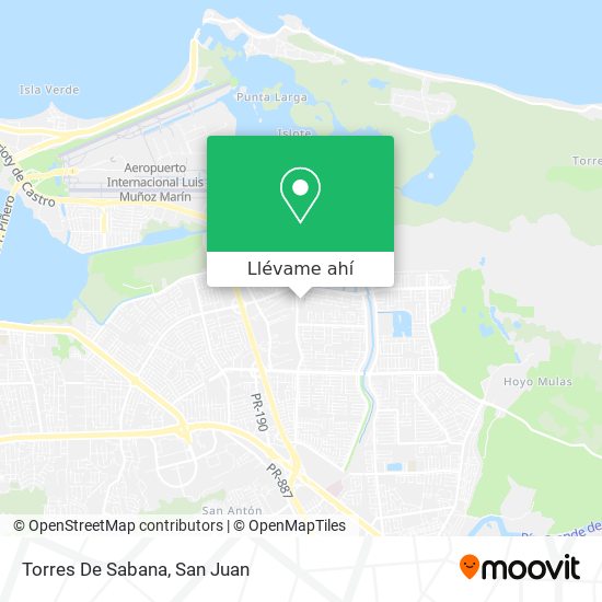 Mapa de Torres De Sabana