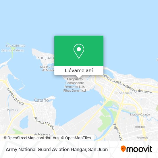 Mapa de Army National Guard Aviation Hangar