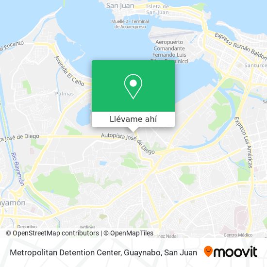 Mapa de Metropolitan Detention Center, Guaynabo