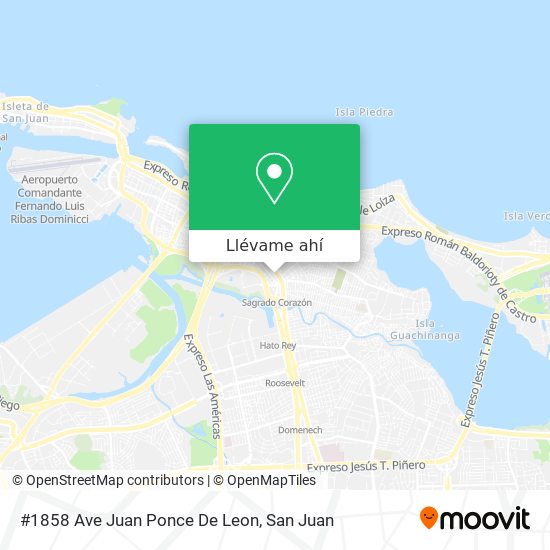Mapa de #1858 Ave Juan Ponce De Leon