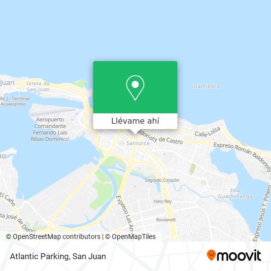 Mapa de Atlantic Parking