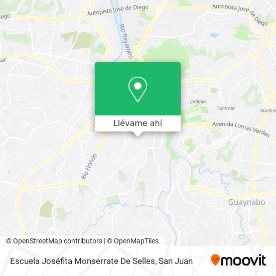 Mapa de Escuela Joséfita Monserrate De Selles