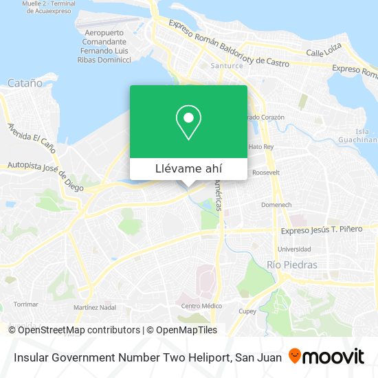 Mapa de Insular Government Number Two Heliport