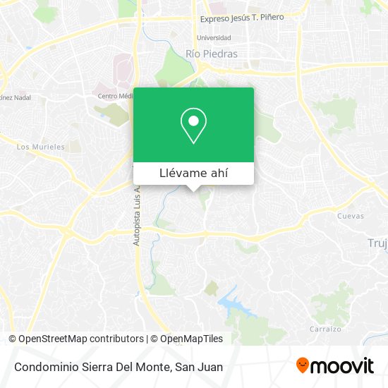 Mapa de Condominio Sierra Del Monte